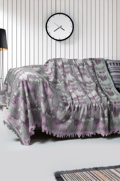 İkili Set Dokuma Koltuk Örtüsü Seti 170x220cm - Dalmaçyalı