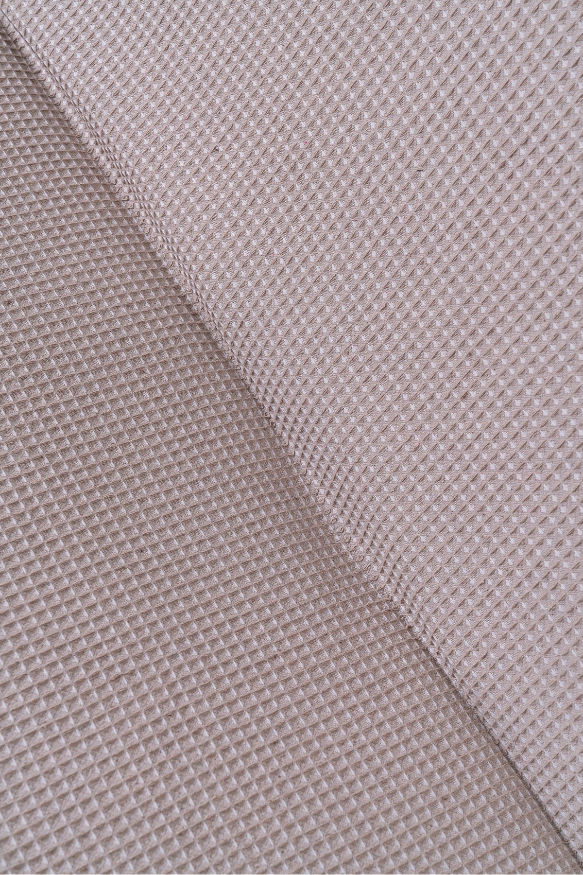 Pamuklu Dokulu Koltuk Şalı 170x300 cm Battal Boy – Saçaklı TV Battaniyesi & Dekoratif Koltuk Örtüsü - Bej/Beyaz