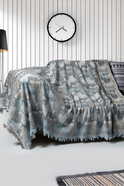 İkili Set Dokuma Koltuk Örtüsü Seti 170x220cm - Dalmaçyalı