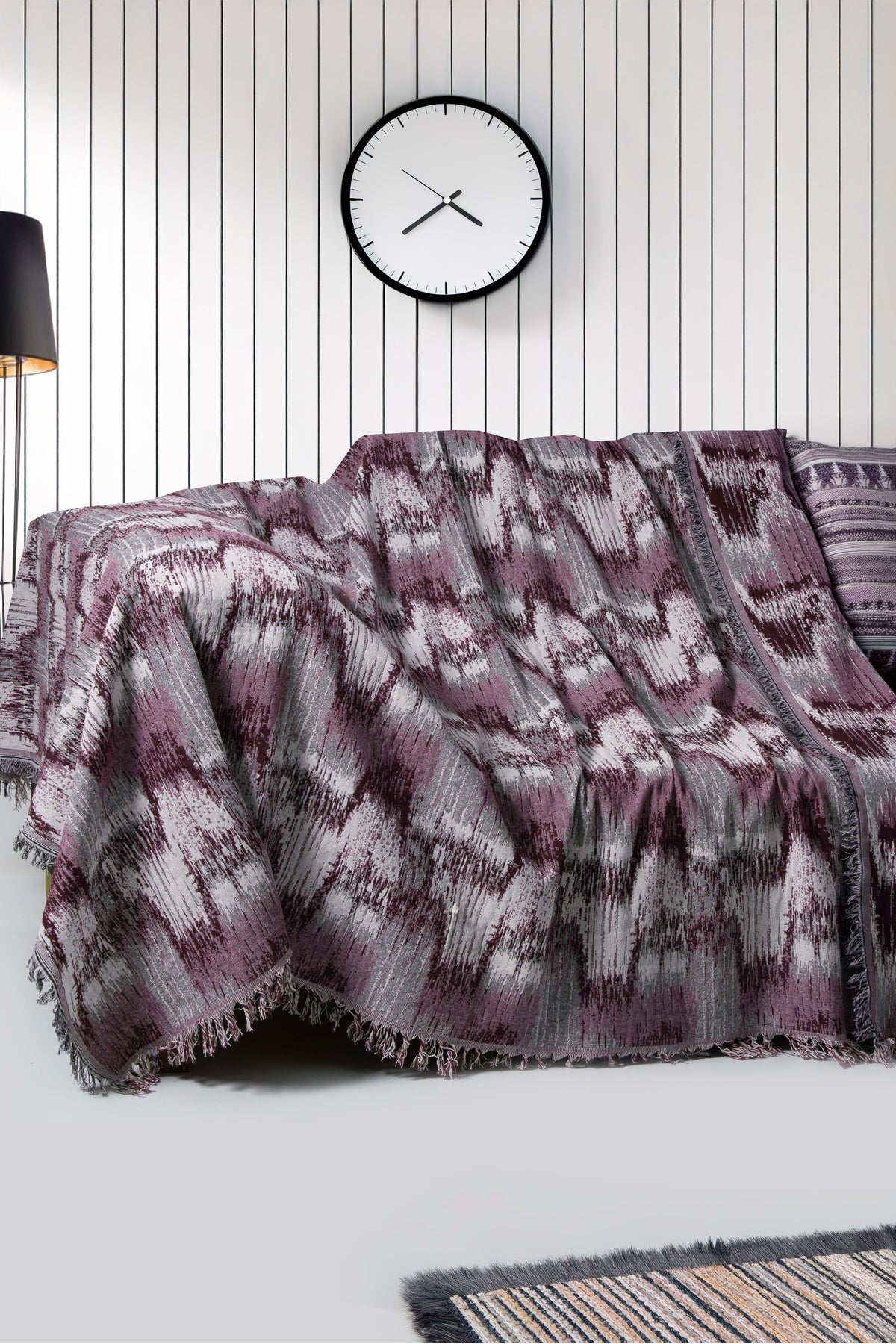 İkili Set Dokuma Koltuk Örtüsü Seti 170x220cm - Dalmaçyalı
