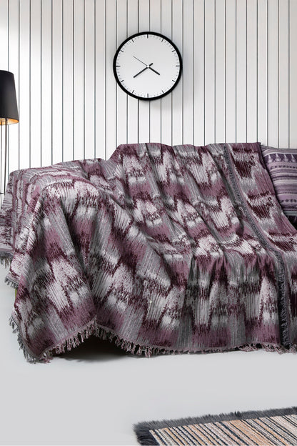 İkili Set Dokuma Koltuk Örtüsü Seti 170x220cm - Dalmaçyalı