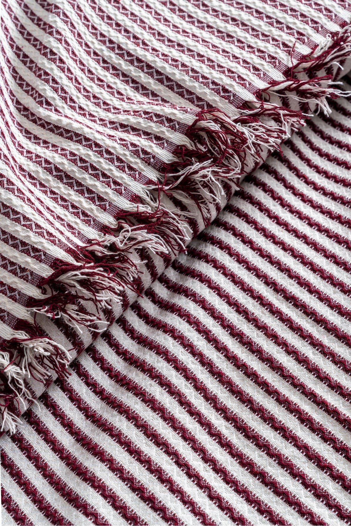 Çift Kişilik Yatak Örtüsü - Pike - Çok Amaçlı Örtü - 220 X 240 Cm - Pamuklu Dokuma - Premium Quality