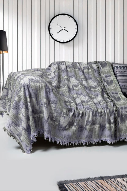 İkili Set Dokuma Koltuk Örtüsü Seti 170x220cm - Dalmaçyalı